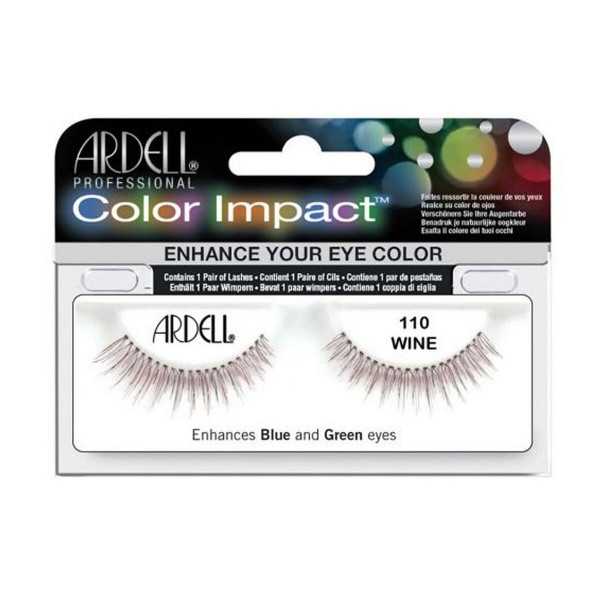 Set de pestañas postizas Ardell Color Impact Nº 110 Wine