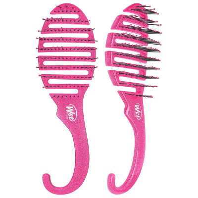 Cepillo Desenredante The Wet Brush Glitter Rosa Ducha