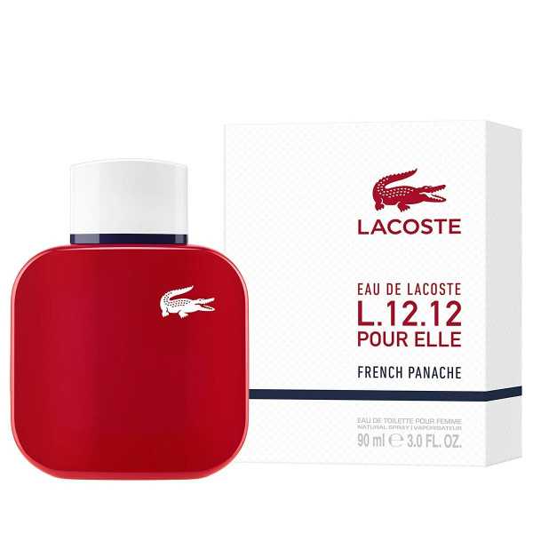 Perfume Mujer Lacoste L12.12 French Panache EDT 90 ml