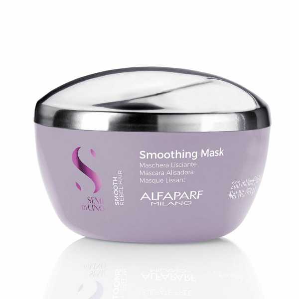 Mascarilla Capilar Alfaparf Milano Semi di Lino Smooth Rebel Hair 200 ml Alisante