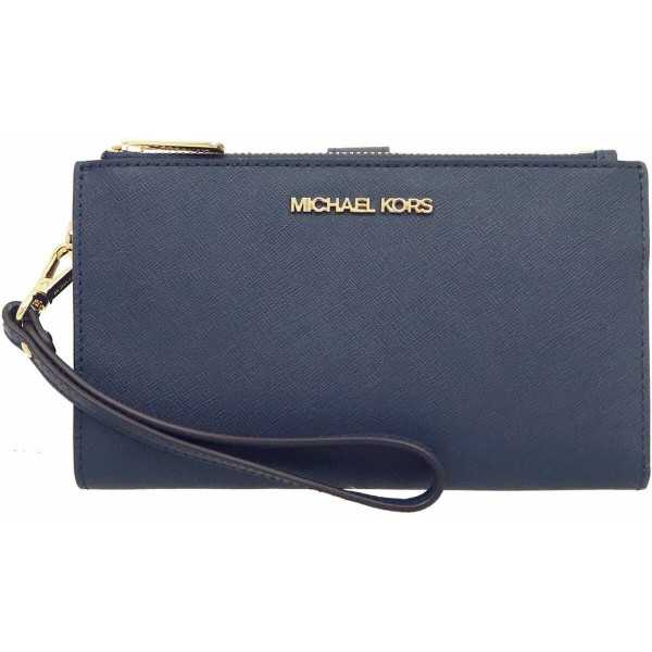 Toilet Bag Michael Kors 35F8STVW0L-NAVY Blue Leather 19 x 11 x 3 cm