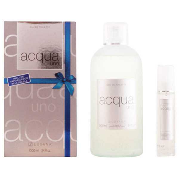 Set de Perfume Mujer Acqua Uno Luxana (2 pcs)