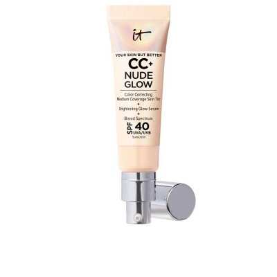 Base de Maquillaje Cremosa It Cosmetics CC+ Nude Glow Fair light Spf 4