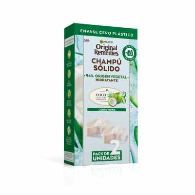 Champú Sólido Garnier Original Remedies X Hidratante Coco 2 Unidades