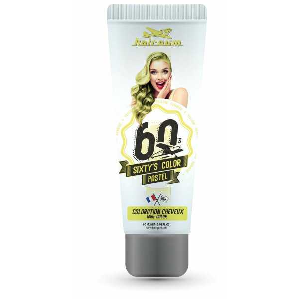 Coloración Semipermanente Hairgum Sixty's Color Yellow Sunrise (60 ml)