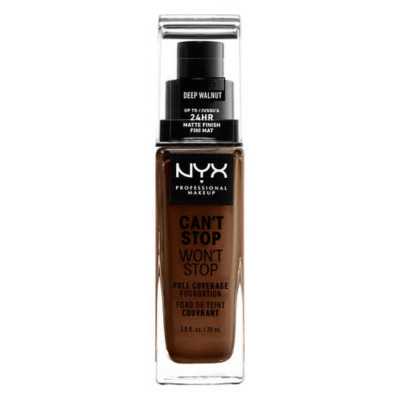 Base de Maquillaje Cremosa NYX Can't Stop Won't Stop deep walnut (30 m