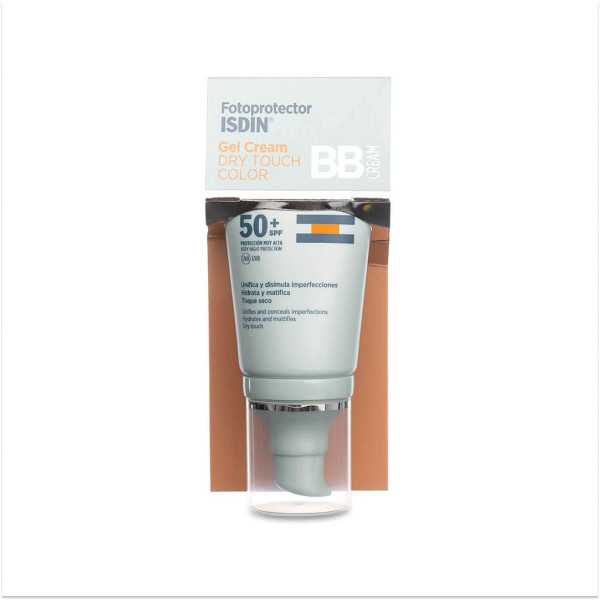 Crema Hidratante con Color Isdin Fotoprotector Gel SPF 50+ 50 ml