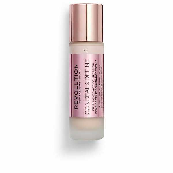 Base de Maquillaje Fluida Revolution Make Up Conceal & Define F3 (23 ml)