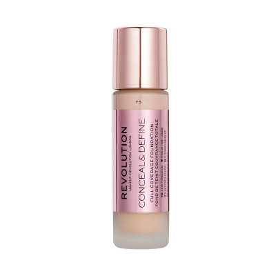 Base de Maquillaje Fluida Revolution Make Up Conceal & Define Nº F5 (