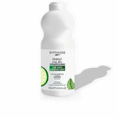 Purifying Shampoo Byphasse Family Fresh Delice Lime Greasy Hair Green