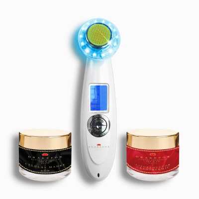 Facial Massager with Radiofrequency, Phototherapy and Electrostimulati