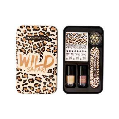 Set de Manicura Magic Studio Wild Safari Savage Nail Art 6 Piezas