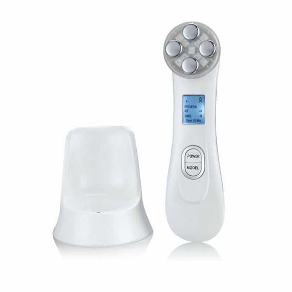 Masajeador Facial con Radiofrecuencia, Fototerapia y Electroestimulación Drakefor DKF-9905 Blanco