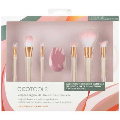 Set de Brochas de Maquillaje Ecotools Wrapped In Glow Edición limitad