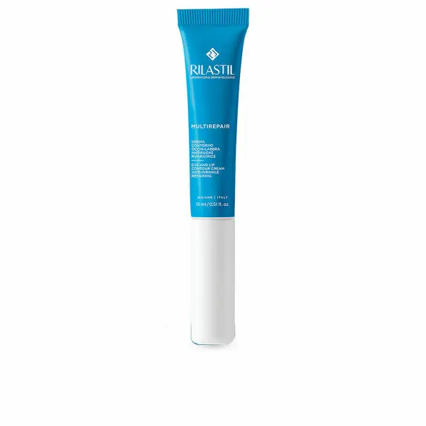 Crema Antiedad para el Contorno de Ojos y Labios Rilastil Multirepair 15 ml