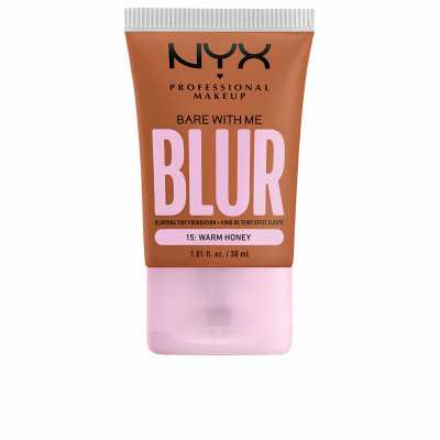 Crème Make-up Base NYX Bare With Me Blur Nº 15 Warm honey 30 ml