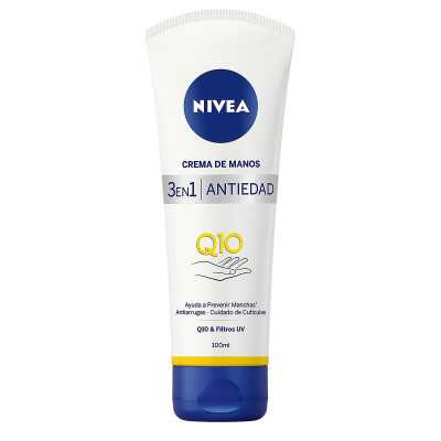 Crema de Manos Antiedad Nivea Q10 3 en 1 100 ml