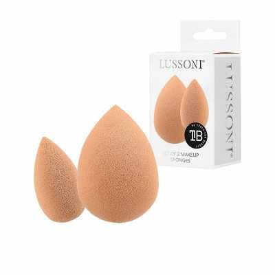 Make-up Sponge Lussoni Esponjas Lote Beige 2 Pieces