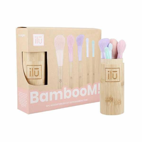 Set de Brochas de Maquillaje Ilū Bamboom Lote Multicolor 6 Piezas