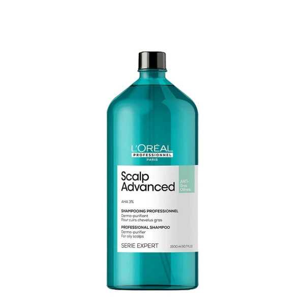 Champú Antigrasa L'Oreal Professionnel Paris Scalp Advanced 1,5 L