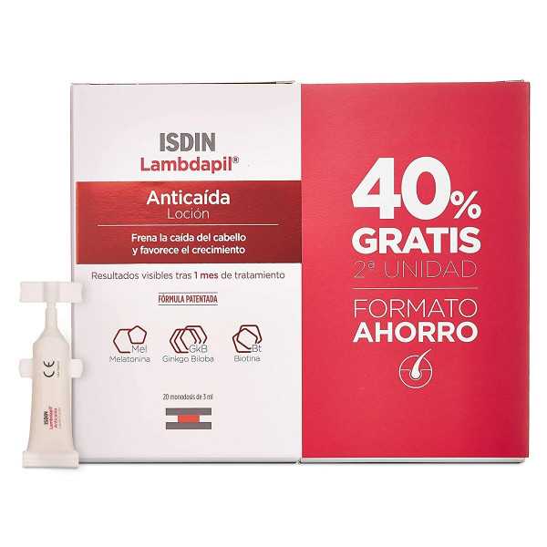 Tratamiento Anticaída Isdin Lambdapil Monodosis 40 unidades