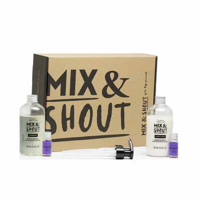 Champú Mix & Shout Rutina Rizado Protector Lote 4 Piezas Cabello riza