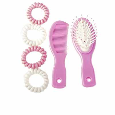 Set de Peluquería Infantil Inca  Rosa (6 Piezas)