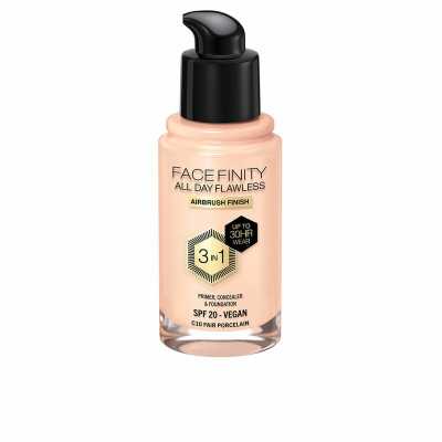 Base de Maquillaje Cremosa Max Factor Face Finity All Day Flawless 3 e