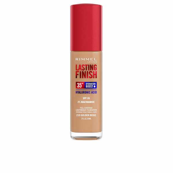 Crème Make-up Base Rimmel London Lasting Finish Nº 210 Golden Beige Spf 20 30 ml