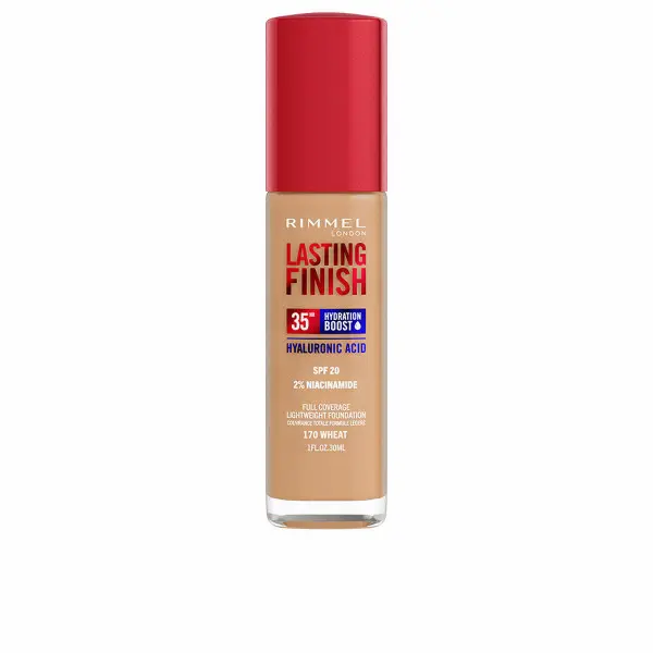 Base de Maquillaje Fluida Rimmel London Lasting Finish Nº 200 Soft Beige Spf 20 30 ml