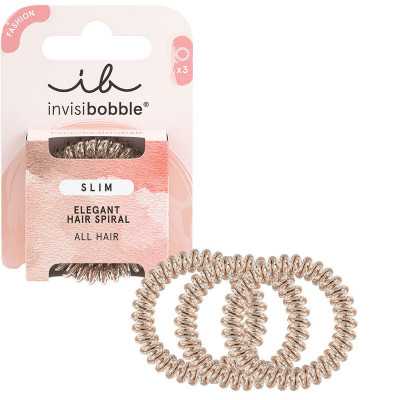 Gomas de Pelo Invisibobble Bronce (3 Unidades)