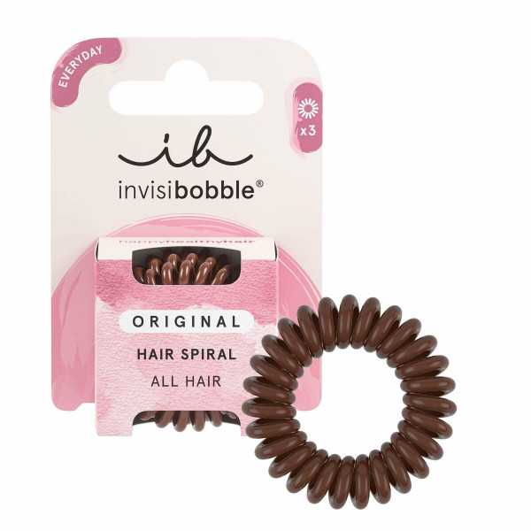 Gomas de Pelo Invisibobble Original Marrón (3 Unidades)