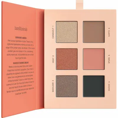 Paleta de Sombras de Ojos bareMinerals Mineralist Burnished Ambers 7,8