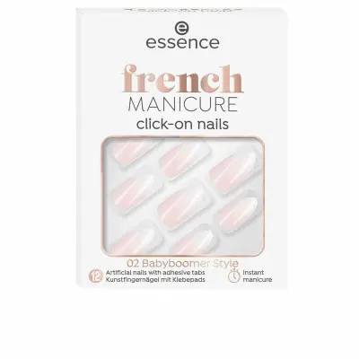 False nails Essence French Self-adhesives Reusable Nº 02 Babyboomer s