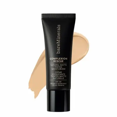 Crema Hidratante con Color bareMinerals Complexion Rescue Vanilla Spf