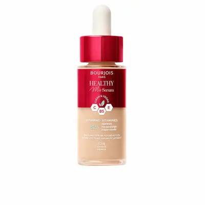 Base de Maquillaje Fluida Bourjois Healthy Mix Sérum Nº 52W Vanilla