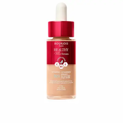 Base de Maquillaje Fluida Bourjois Healthy Mix Sérum Nº 55N Deep bei