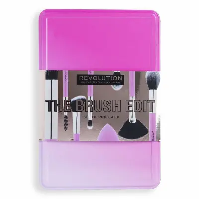 Set de Brochas de Maquillaje Revolution Make Up The Brush Edit Rosa 8