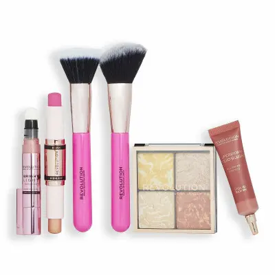 Set de Maquillaje Revolution Make Up Blush & Glow 6 Piezas