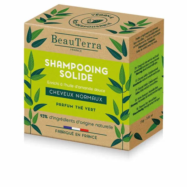 Champú Sólido Beauterra  Té Verde 75 g