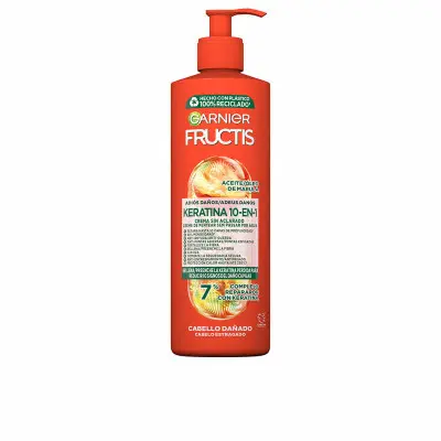 Crema Reparadora sin Aclarado Garnier Fructis Queratina 10 en 1 400 ml