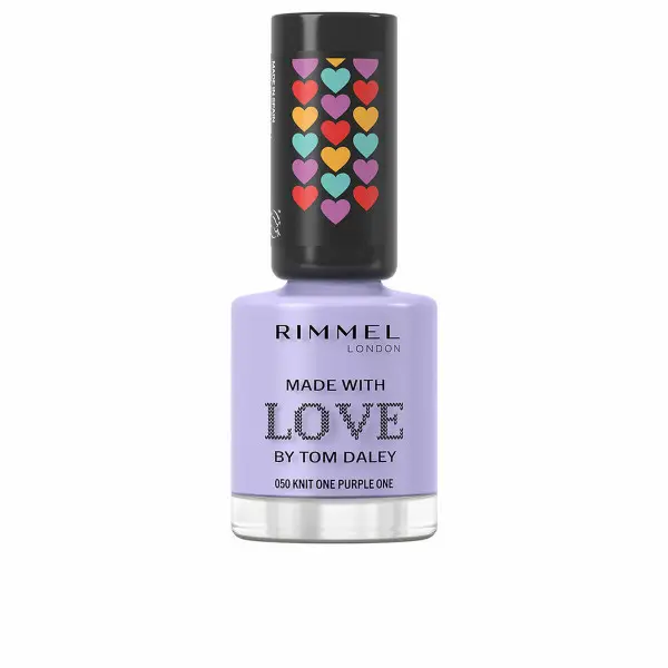 Pintaúñas Rimmel London Made With Love by Tom Daley Nº 050 Knit one purple one 8 ml