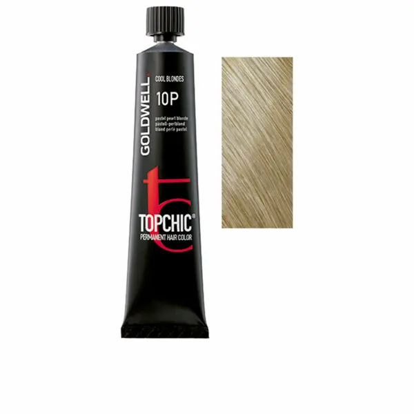 Tinte Permanente Goldwell TOPCHIC Rubio Platino Nº 10P 60 ml