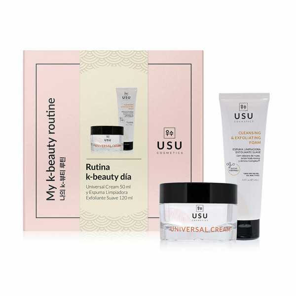 Set de Cosmética Unisex USU Cosmetics My K-Beauty Day Rutine 2 Piezas