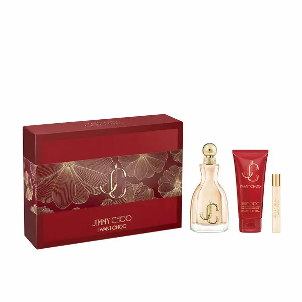 Set de Perfume Mujer Jimmy Choo I WANT CHOO EDP 3 Piezas