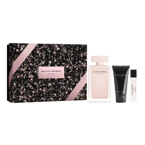 Women's Perfume Set Narciso Rodriguez FOR HER EDP 3 Pieces