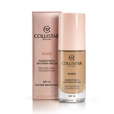 Fondo de Maquillaje Fluido Collistar NUDO Nº 3N Naturale Spf 15 30 ml