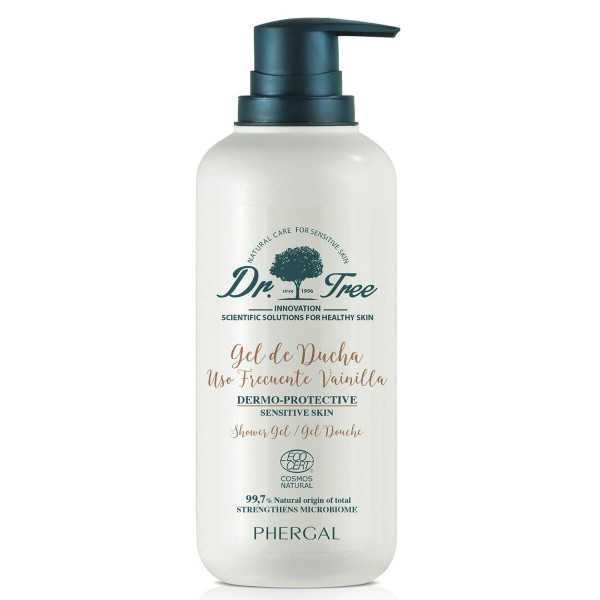 Gel de Ducha Dr. Tree  Piel Sensible Vainilla Uso diario 500 ml