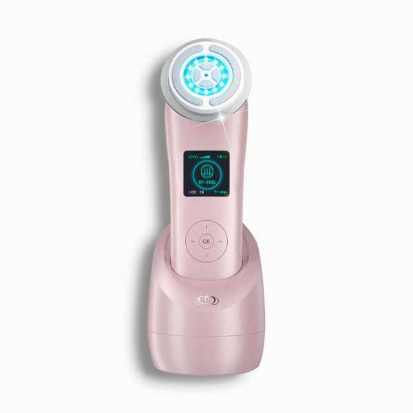 Masajeador Facial con Radiofrecuencia, Fototerapia y Electroestimulación Drakefor NANOSKIN EXTREME Rosa