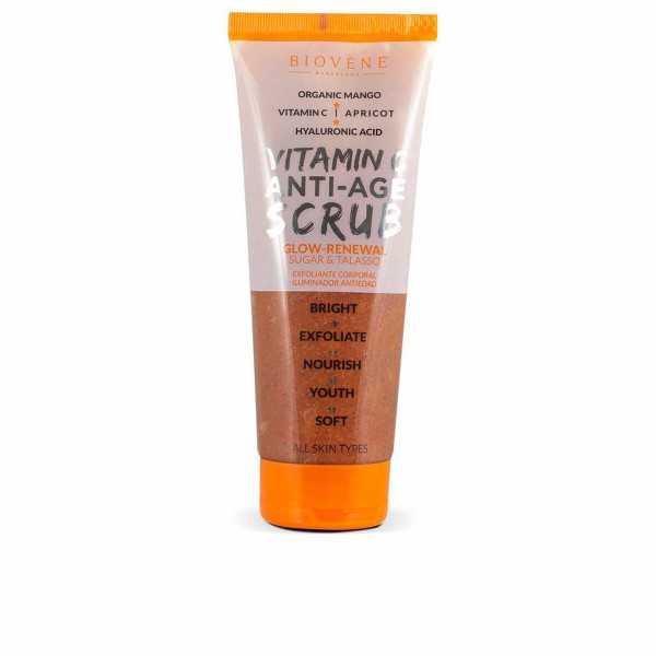 Gel Exfoliante Corporal Biovène Vitamin C Age Scrub Antiedad Mango Vitamina C 250 ml